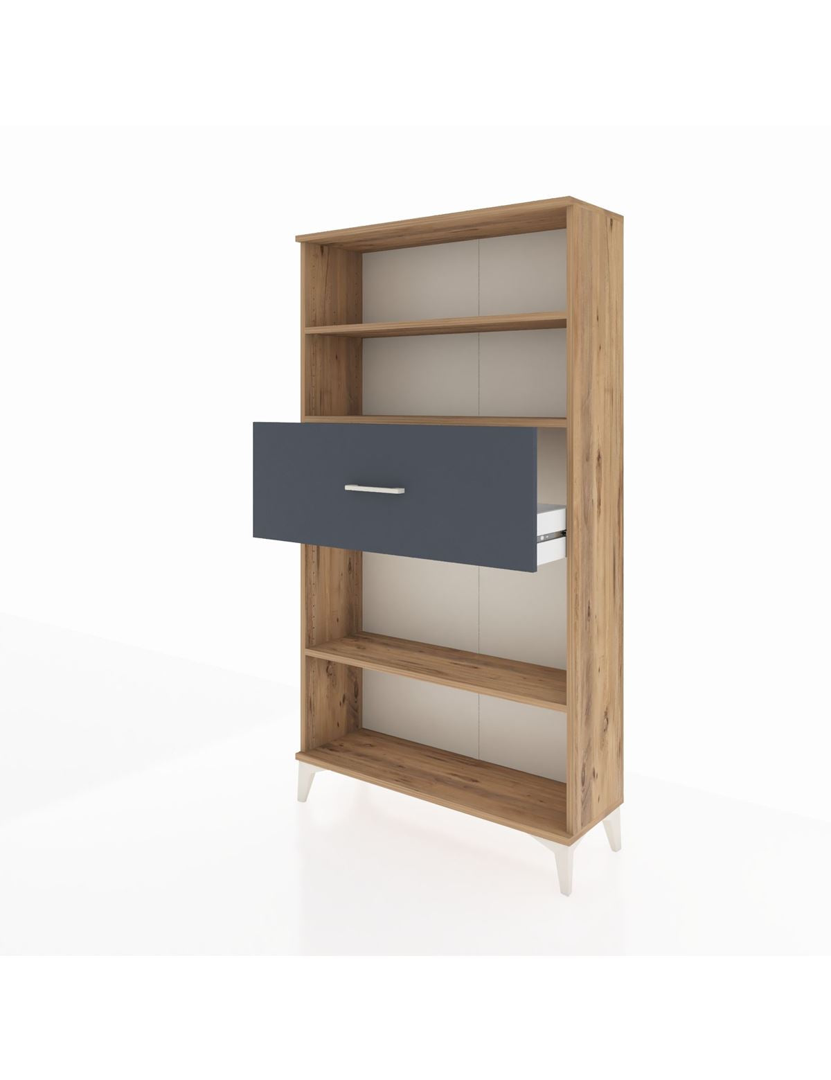 Arges Dolap 3 Raflı Tek Çekmeceli 88x30x163 - S21M169V8A