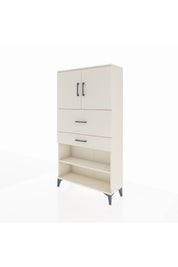 Arges Dolap 3 Raflı 2 Çekmeceli 2 Kapaklı 88x30x163 Aytaşı-Aytaşı