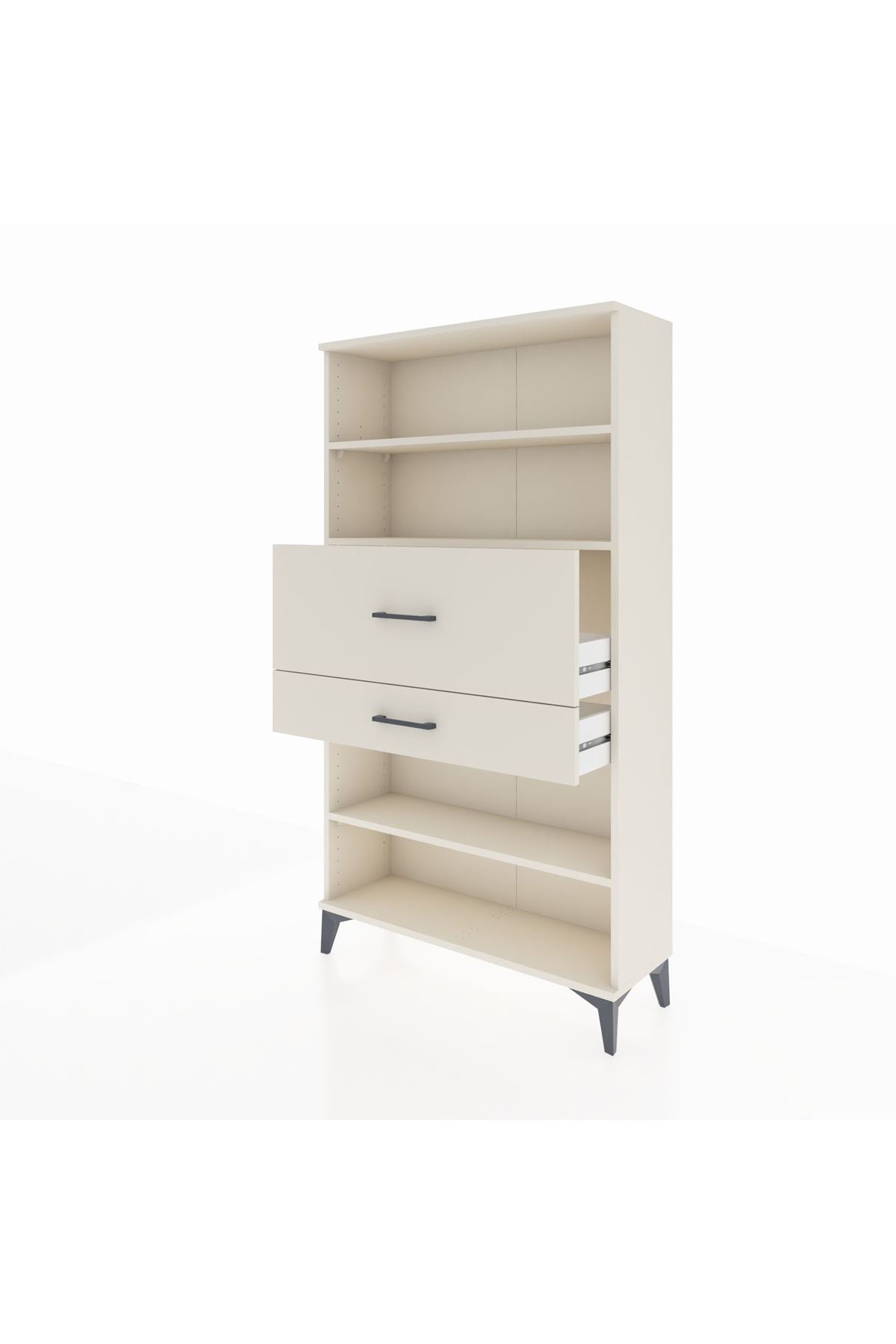 Arges Dolap 3 Raflı 2 Çekmeceli 88x30x163 Aytaşı-Aytaşı