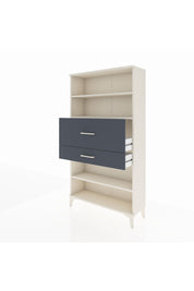 Arges Dolap 3 Raflı 2 Çekmeceli 88x30x163 Aytaşı-Antrasit