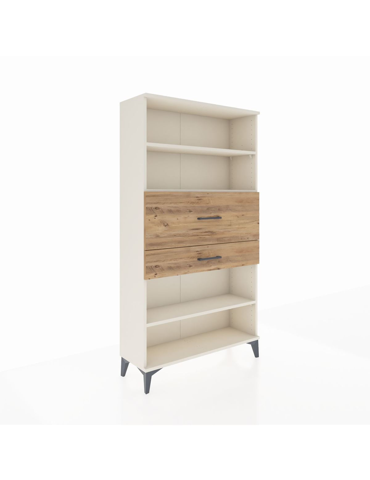 Arges Dolap 3 Raflı 2 Çekmeceli 88x30x163 Aytaşı-Çam