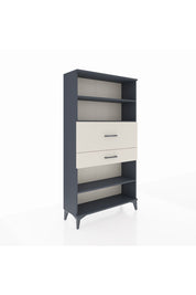 Arges Dolap 3 Raflı 2 Çekmeceli 88x30x163 Antrasit-Aytaşı