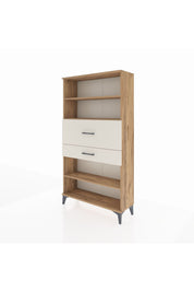 Arges Dolap 3 Raflı 2 Çekmeceli 88x30x163 Çam-Aytaşı