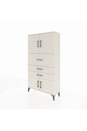 Arges Dolap 2 Raflı 3 Çekmeceli 4 Kapaklı 88x30x163 Aytaşı-Aytaşı