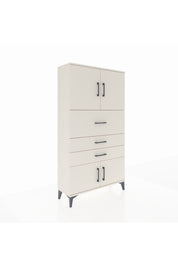 Arges Dolap 2 Raflı 3 Çekmeceli 4 Kapaklı 88x30x163 Aytaşı-Aytaşı