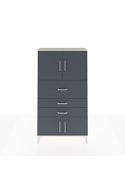 Arges Dolap 2 Raflı 3 Çekmeceli 4 Kapaklı 88x30x163 Aytaşı-Antrasit