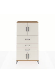 Arges Dolap 2 Raflı 3 Çekmeceli 4 Kapaklı 88x30x163 Çam-Aytaşı