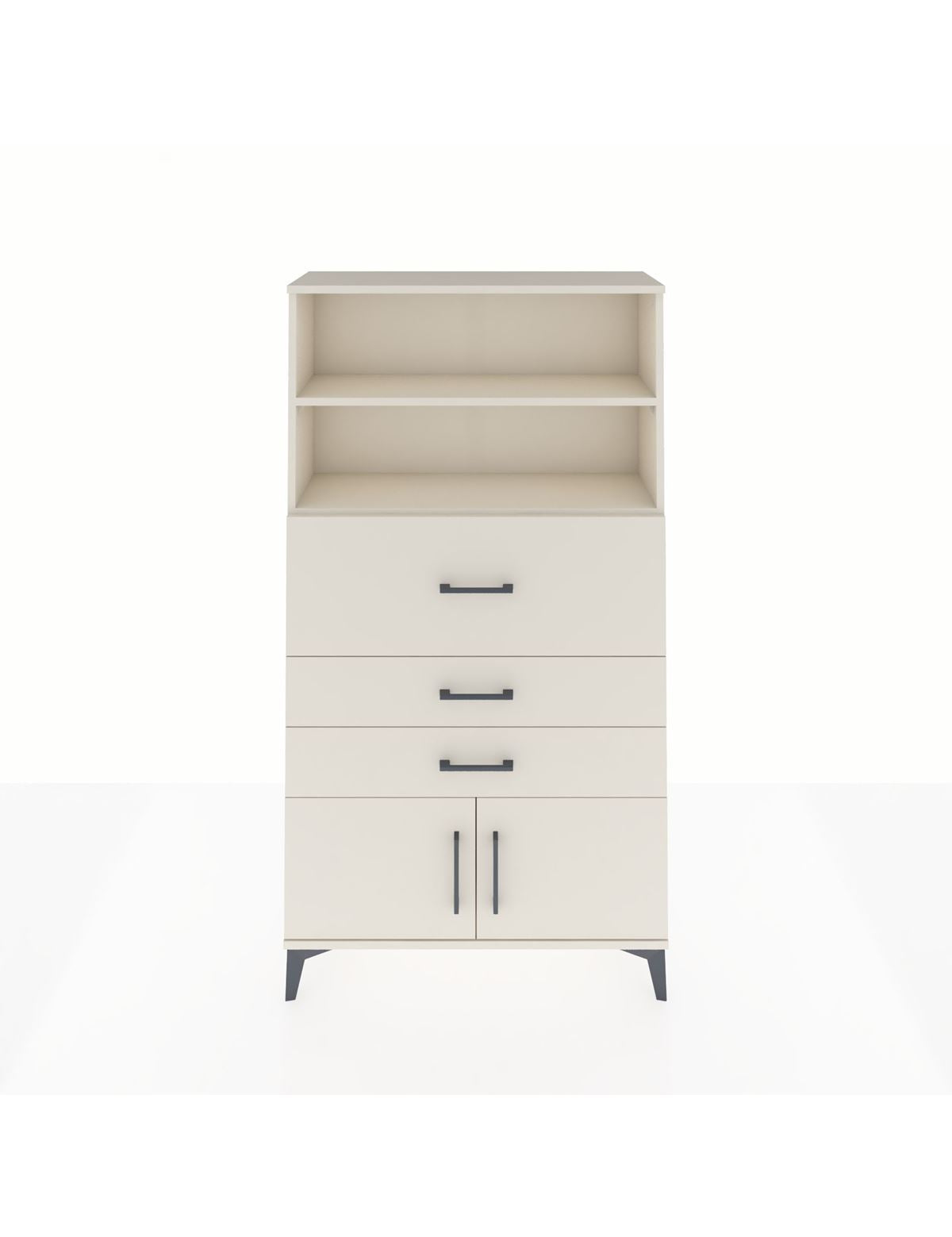 Arges Dolap 2 Raflı 3 Çekmeceli 2 Kapaklı 88x30x163 Aytaşı-Aytaşı