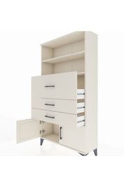 Arges Dolap 2 Raflı 3 Çekmeceli 2 Kapaklı 88x30x163 Aytaşı-Aytaşı