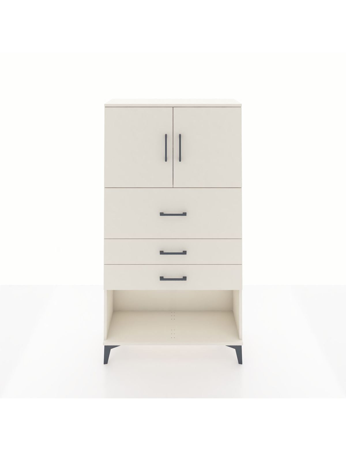 Arges Dolap 2 Raflı 3 Çekmeceli 2 Kapaklı 88x30x163 Aytaşı-Aytaşı