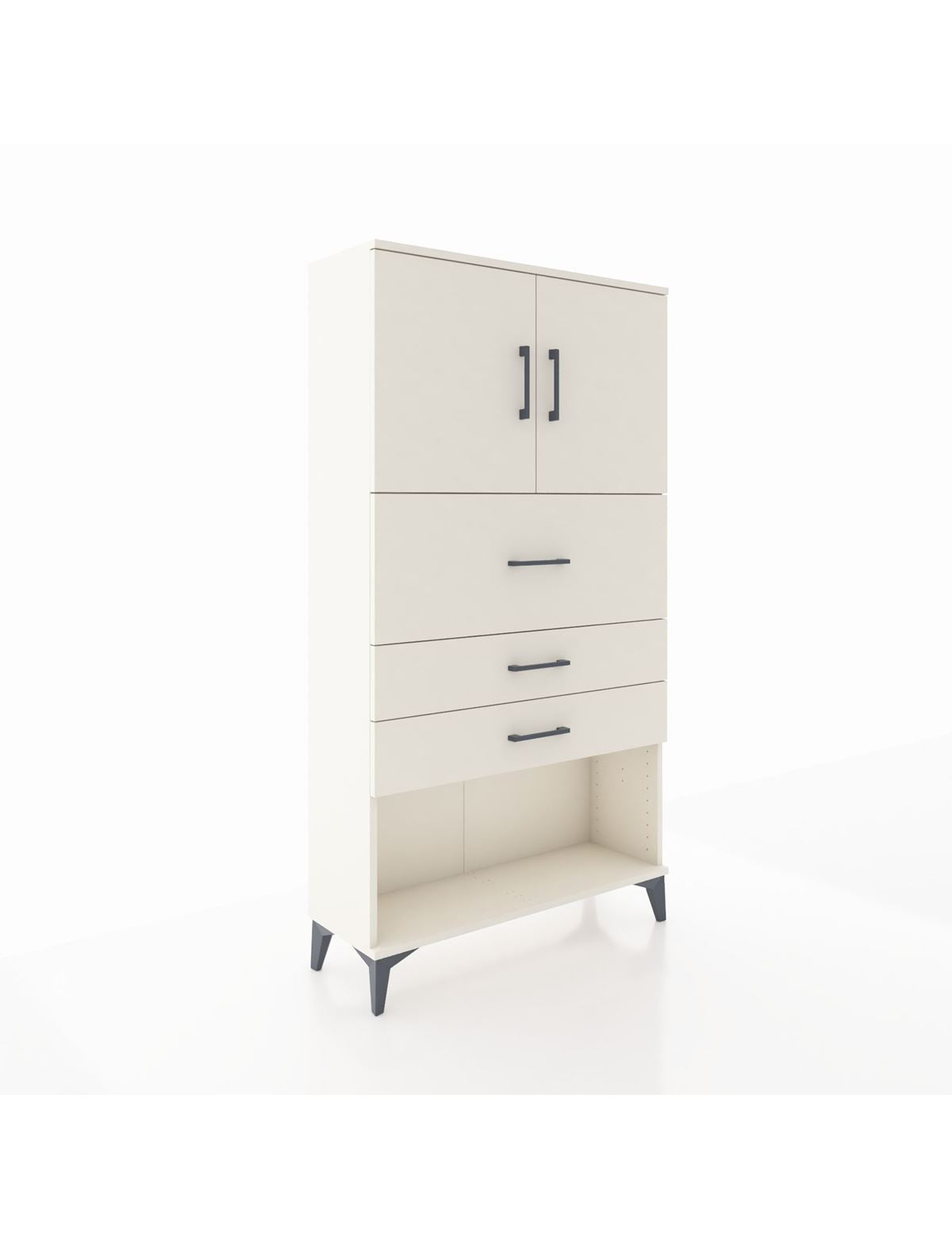 Arges Dolap 2 Raflı 3 Çekmeceli 2 Kapaklı 88x30x163 Aytaşı-Aytaşı