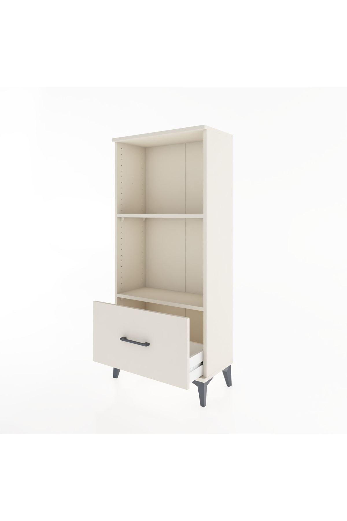 Hyperion Dolap 2 Raflı Tek Çekmeceli 60x44x134 Aytaşı-Aytaşı