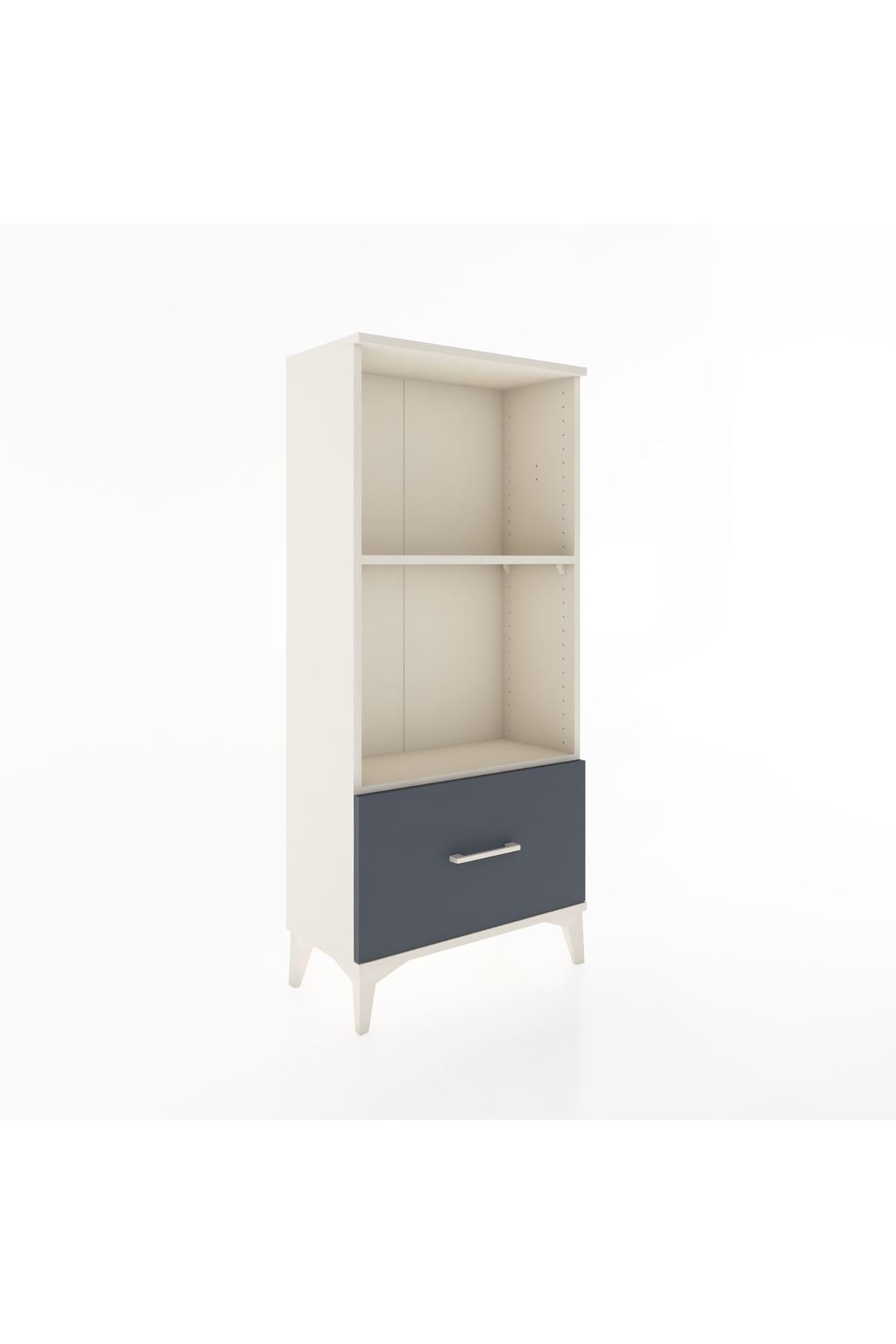 Hyperion Dolap 2 Raflı Tek Çekmeceli 60x44x134 Aytaşı-Antrasit