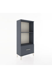 Hyperion Dolap 2 Raflı Tek Çekmeceli 60x44x134 Antrasit-Antrasit