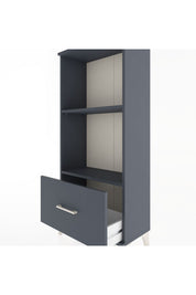 Hyperion Dolap 2 Raflı Tek Çekmeceli 60x44x134 Antrasit-Antrasit