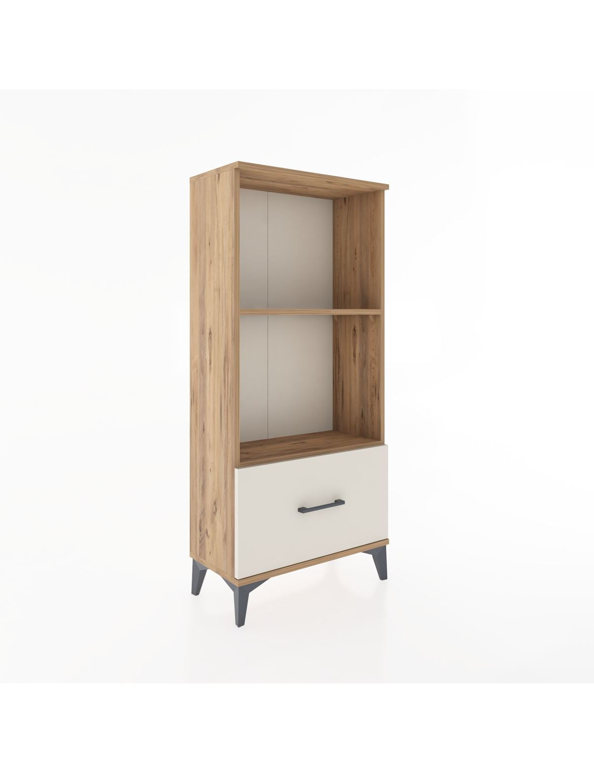 Hyperion Dolap 2 Raflı Tek Çekmeceli 60x44x134 Çam-Aytaşı