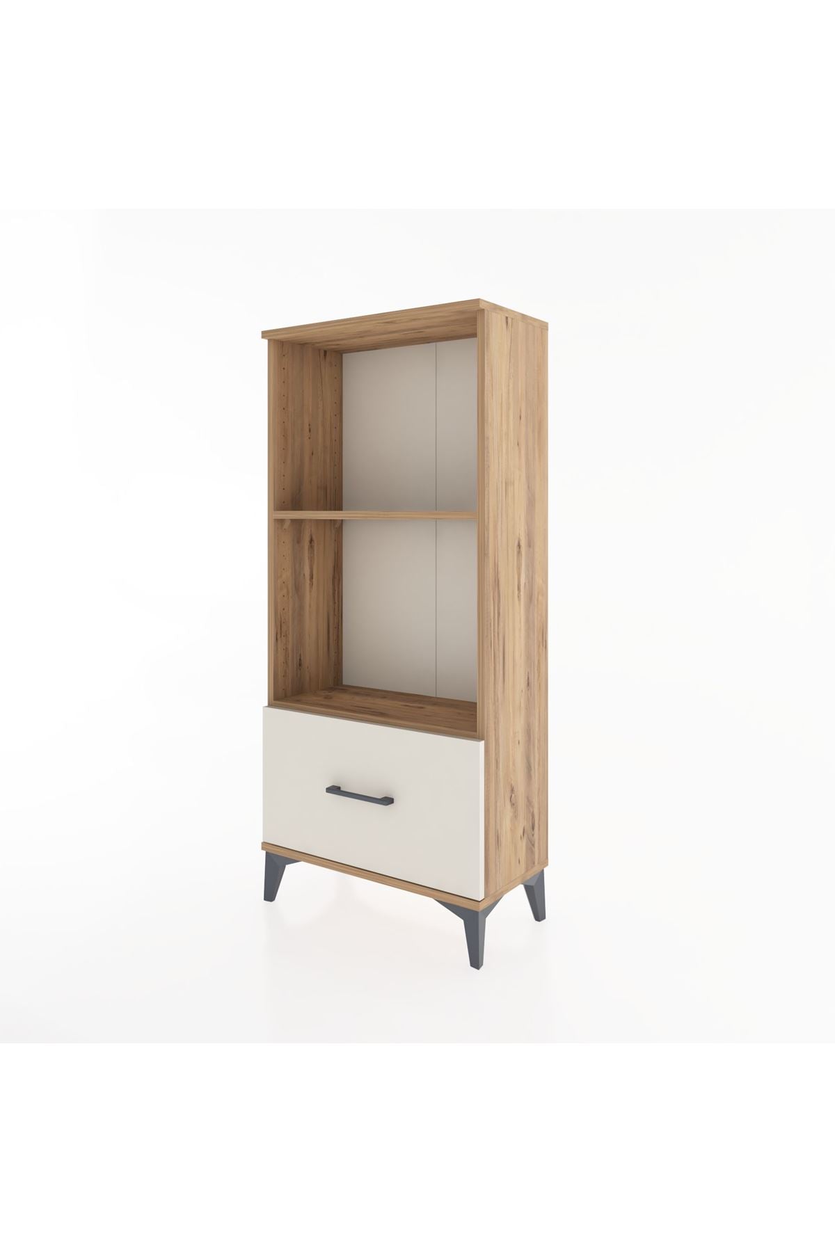 Hyperion Dolap 2 Raflı Tek Çekmeceli 60x44x134 Çam-Aytaşı