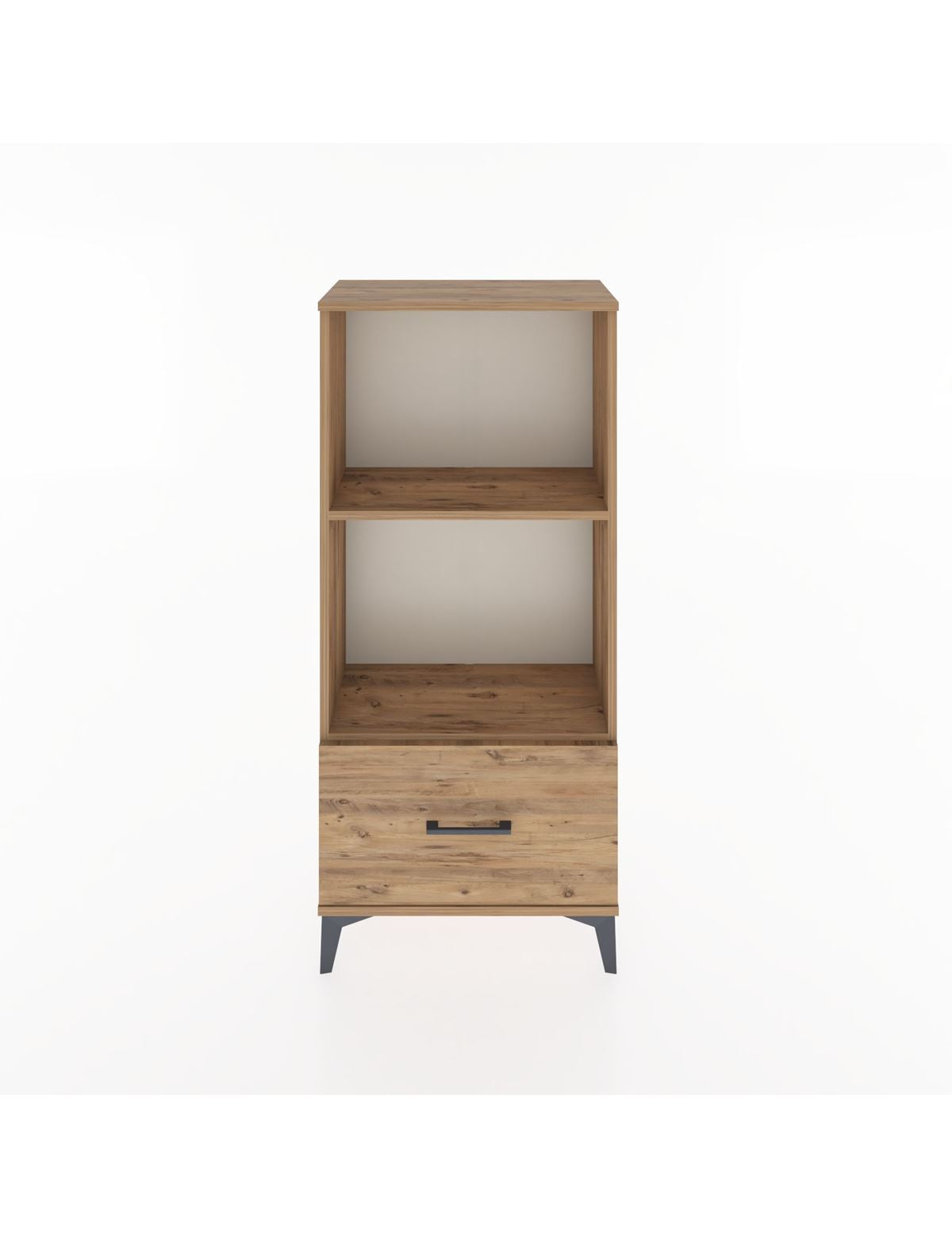 Hyperion Dolap 2 Raflı Tek Çekmeceli 60x44x134 Çam-Çam