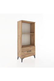 Hyperion Dolap 2 Raflı Tek Çekmeceli 60x44x134 Çam-Çam
