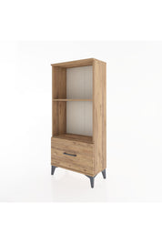 Hyperion Dolap 2 Raflı Tek Çekmeceli 60x44x134 Çam-Çam