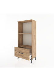 Hyperion Dolap 2 Raflı Tek Çekmeceli 60x44x134 Çam-Çam