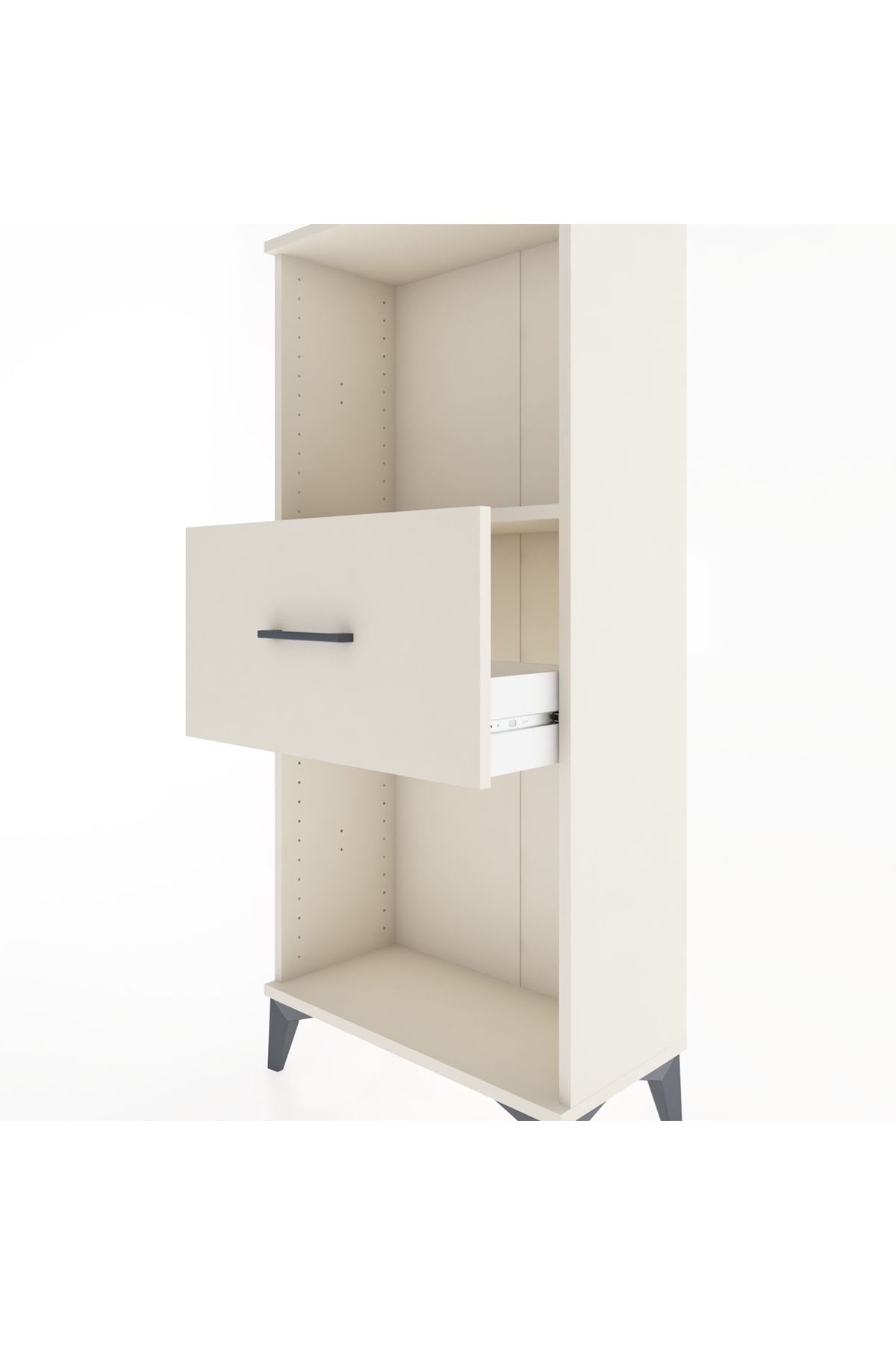 Hyperion Dolap Tek Raflı Tek Çekmeceli 60x44x134 Aytaşı-Aytaşı