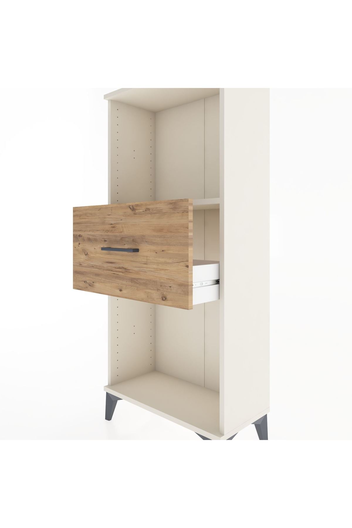 Hyperion Dolap Tek Raflı Tek Çekmeceli 60x44x134 Aytaşı-Çam