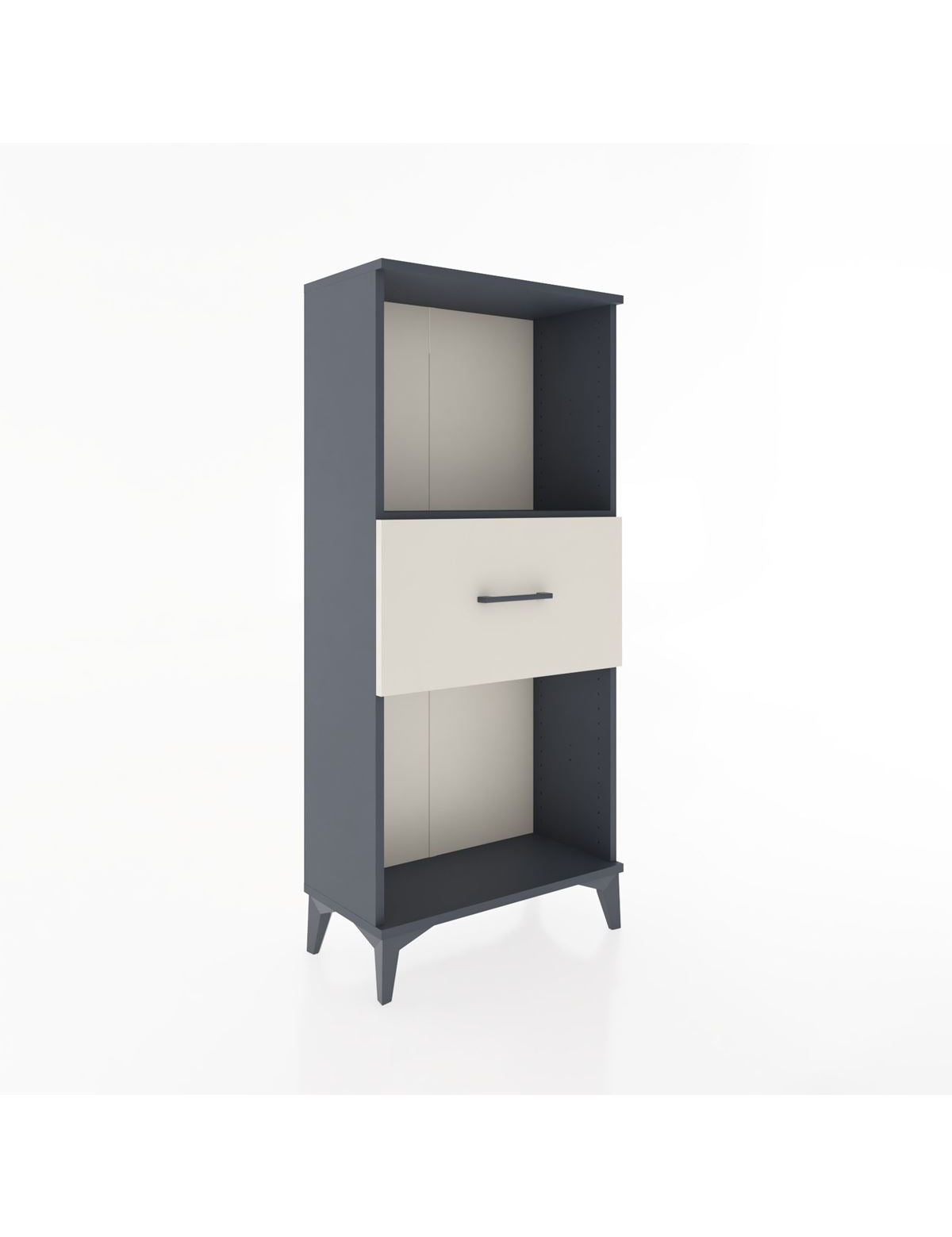 Hyperion Dolap Tek Raflı Tek Çekmeceli 60x44x134 Antrasit-Aytaşı