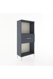 Hyperion Dolap Tek Raflı Tek Çekmeceli 60x44x134 Antrasit-Antrasit