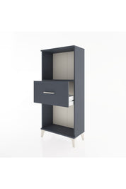 Hyperion Dolap Tek Raflı Tek Çekmeceli 60x44x134 Antrasit-Antrasit