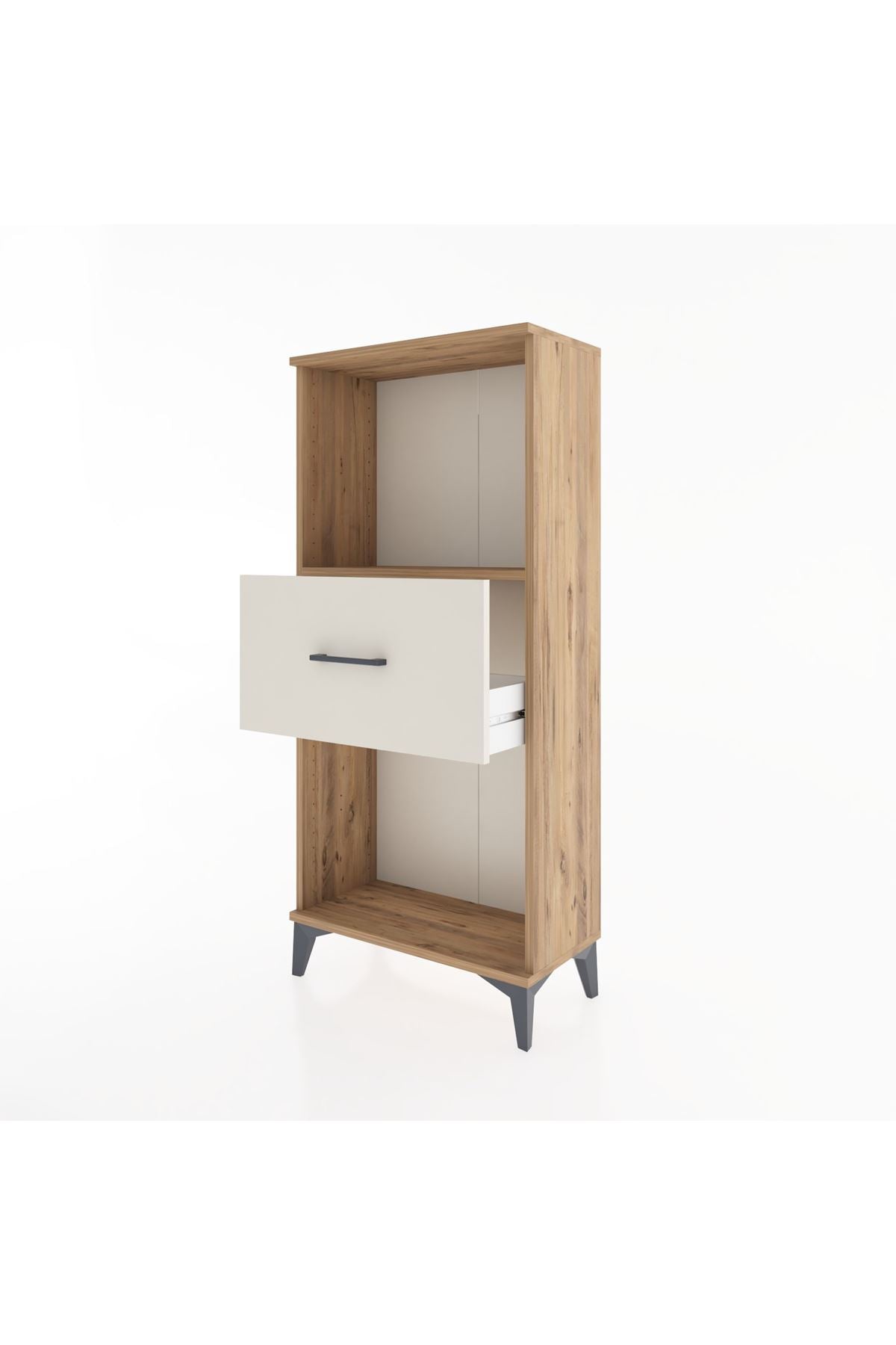 Hyperion Dolap Tek Raflı Tek Çekmeceli 60x44x134 Çam-Aytaşı