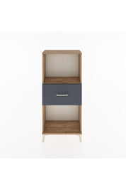 Hyperion Dolap Tek Raflı Tek Çekmeceli 60x44x134 Çam-Antrasit