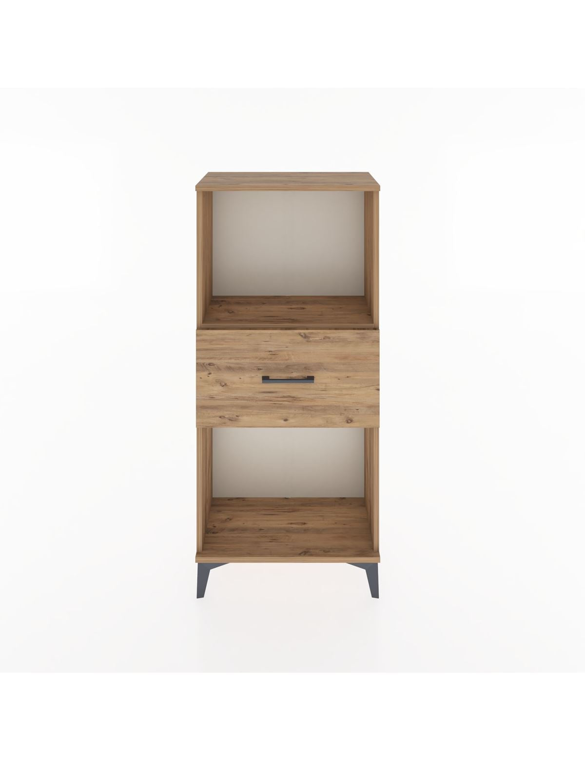 Hyperion Dolap Tek Raflı Tek Çekmeceli 60x44x134 Çam-Çam