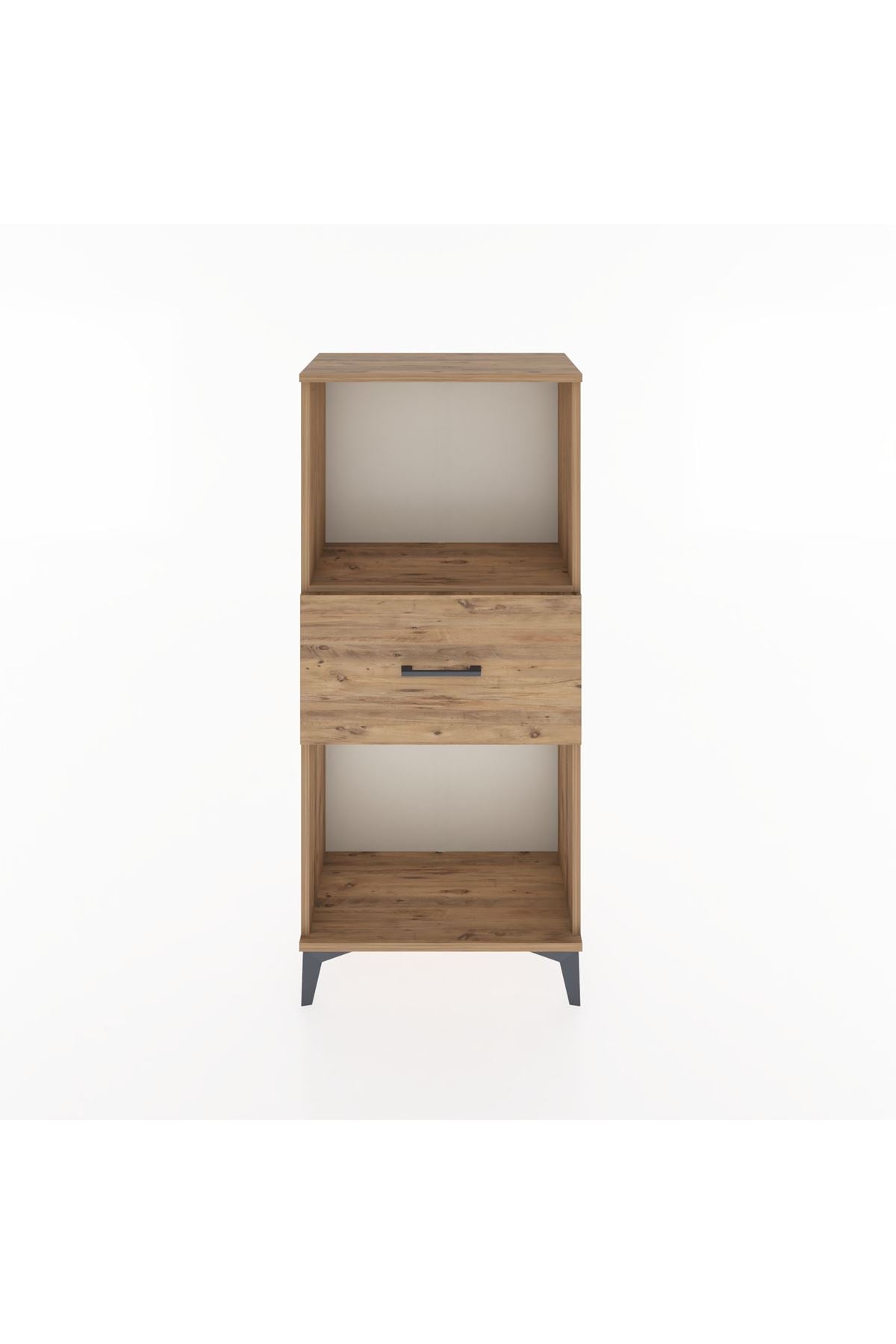 Hyperion Dolap Tek Raflı Tek Çekmeceli 60x44x134 Çam-Çam