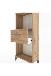 Hyperion Dolap Tek Raflı Tek Çekmeceli 60x44x134 Çam-Çam