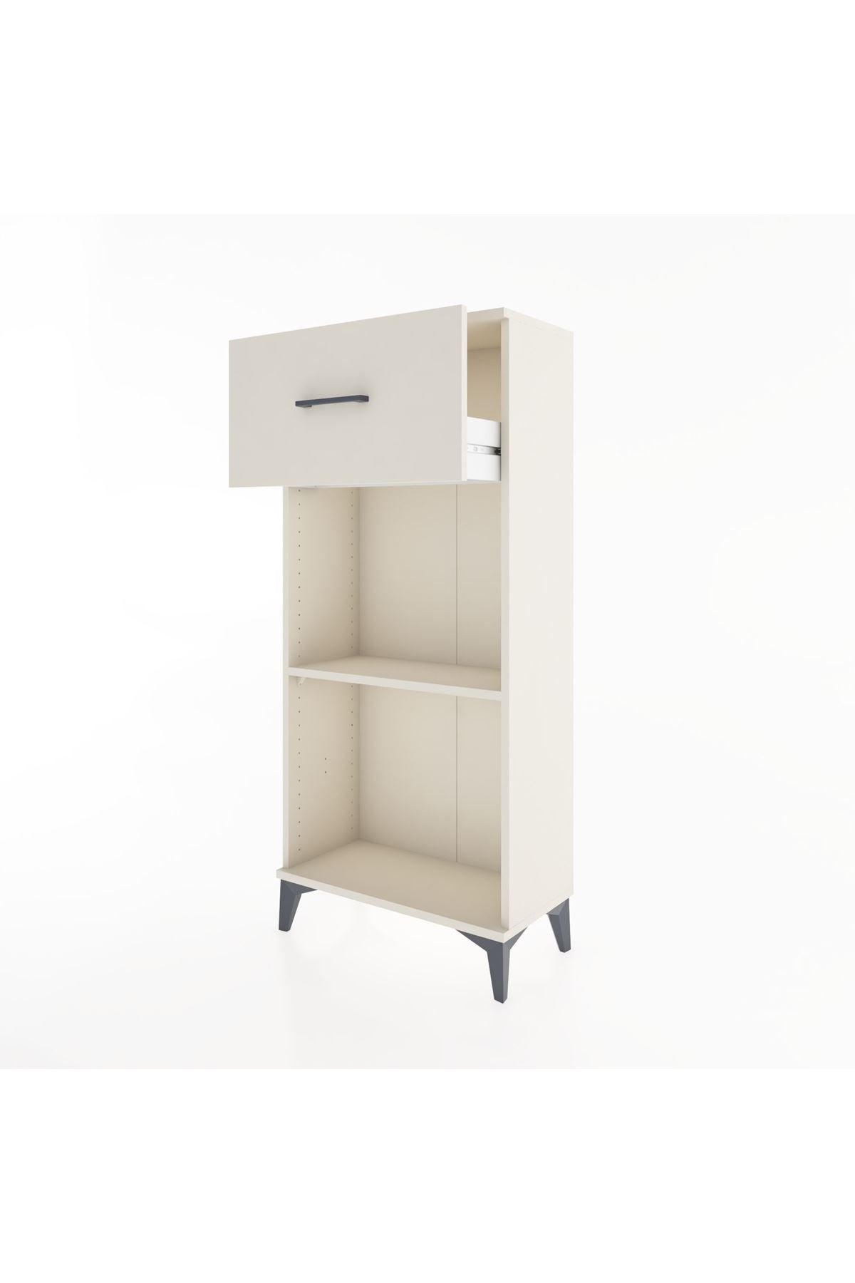 Hyperion Dolap Tek Raflı Tek Çekmeceli 60x44x134 Aytaşı-Aytaşı