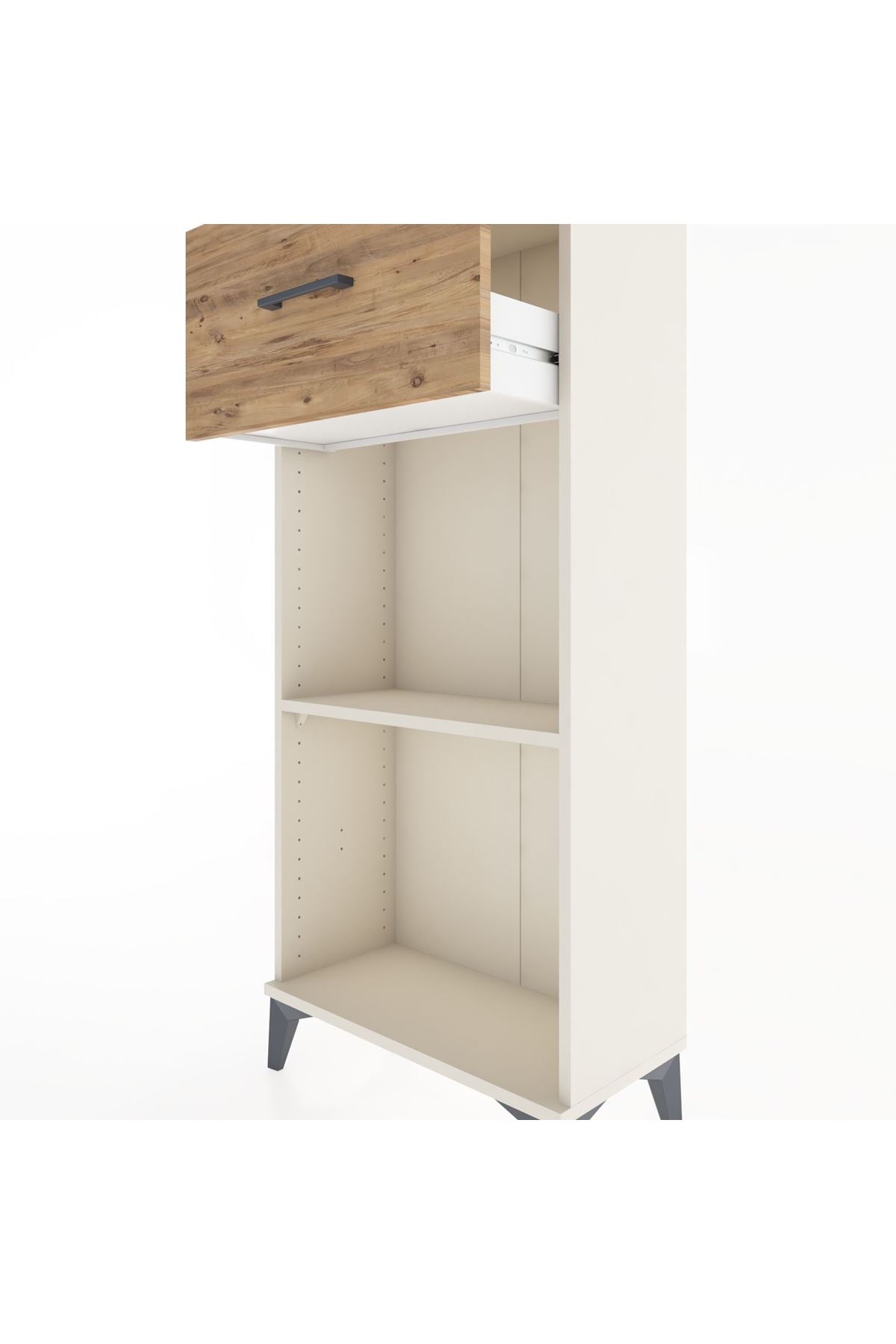 Hyperion Dolap Tek Raflı Tek Çekmeceli 60x44x134 Aytaşı-Çam