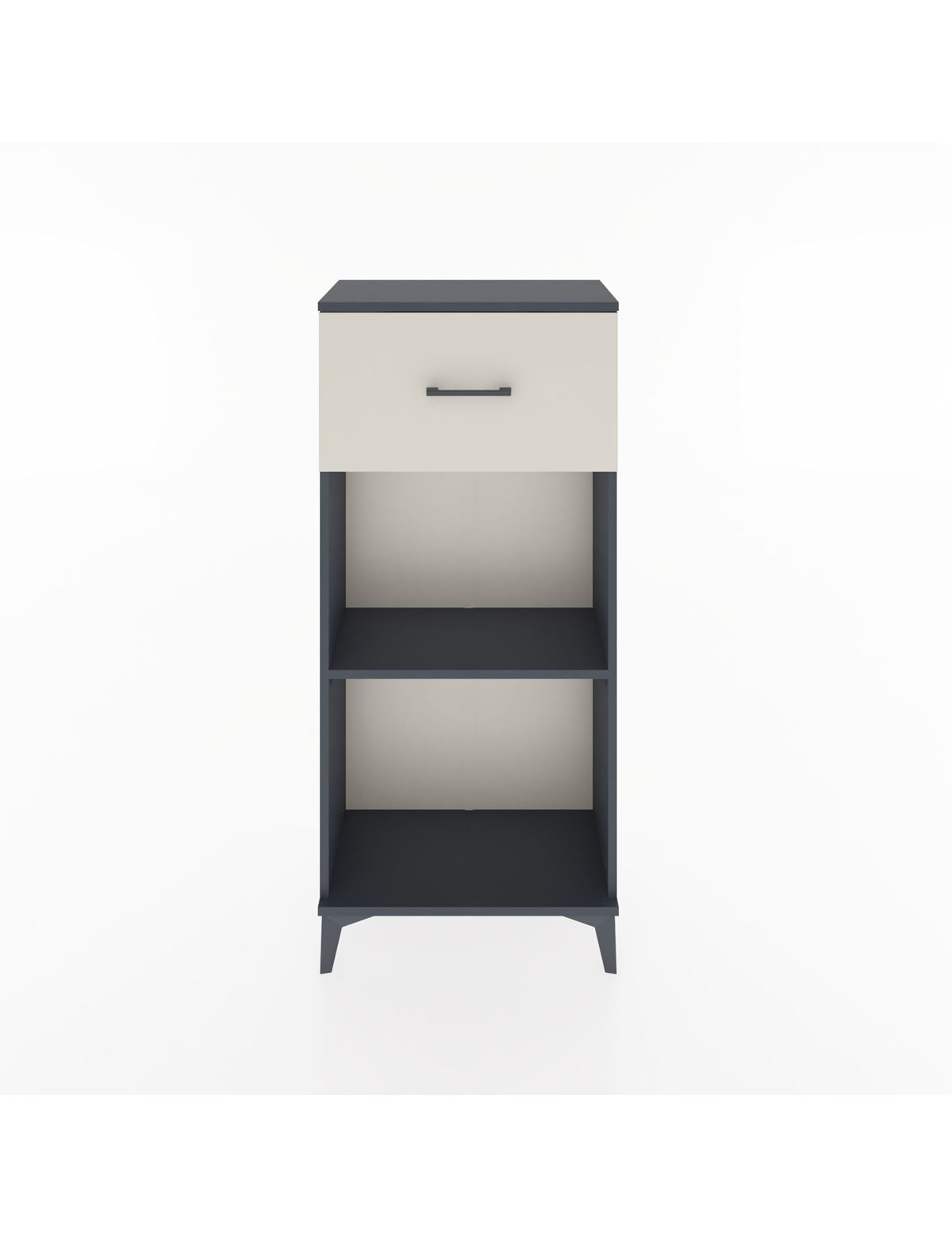 Hyperion Dolap Tek Raflı Tek Çekmeceli 60x44x134 Antrasit-Aytaşı