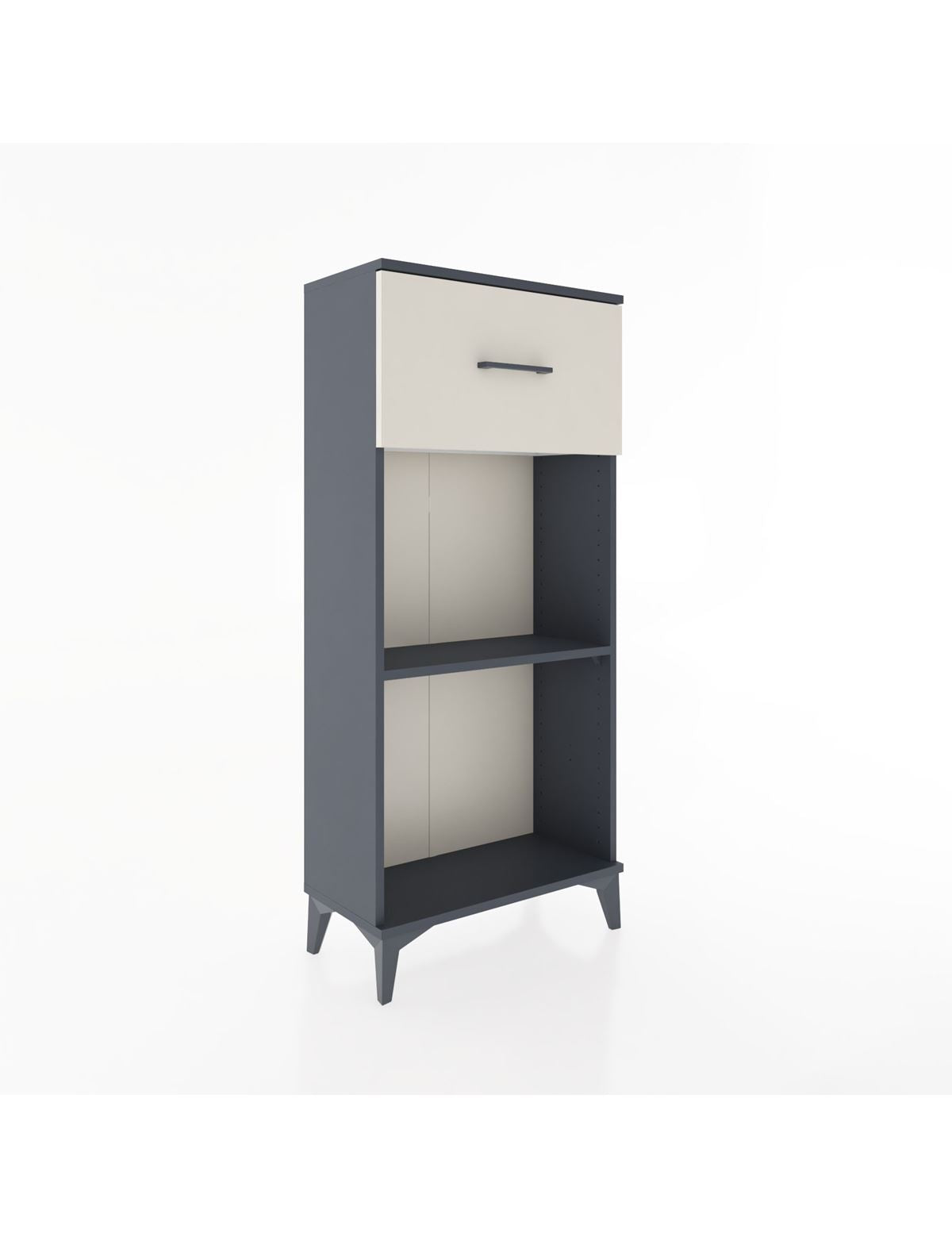 Hyperion Dolap Tek Raflı Tek Çekmeceli 60x44x134 Antrasit-Aytaşı