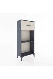 Hyperion Dolap Tek Raflı Tek Çekmeceli 60x44x134 Antrasit-Aytaşı