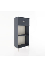 Hyperion Dolap Tek Raflı Tek Çekmeceli 60x44x134 Antrasit-Antrasit