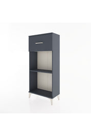 Hyperion Dolap Tek Raflı Tek Çekmeceli 60x44x134 Antrasit-Antrasit