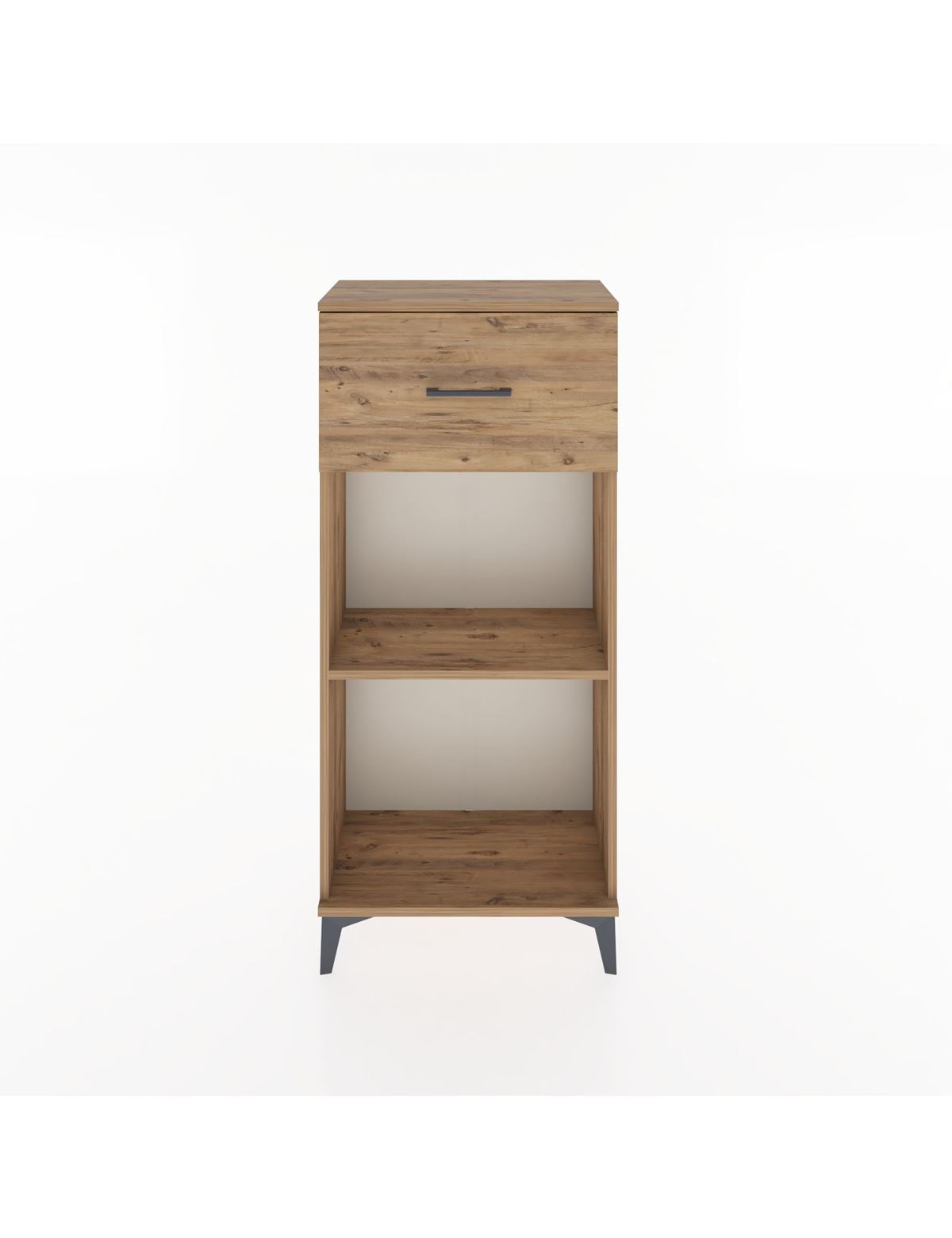 Hyperion Dolap Tek Raflı Tek Çekmeceli 60x44x134 Çam-Çam