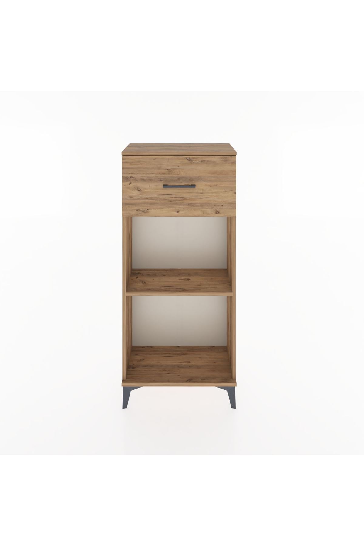 Hyperion Dolap Tek Raflı Tek Çekmeceli 60x44x134 Çam-Çam