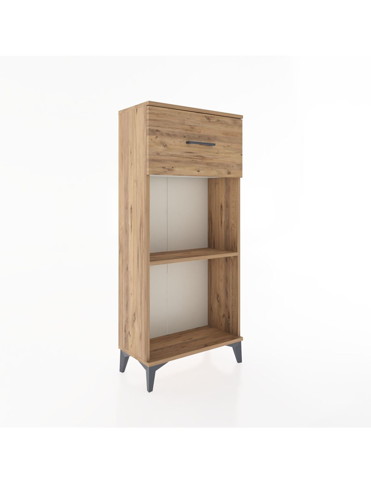 Hyperion Dolap Tek Raflı Tek Çekmeceli 60x44x134 Çam-Çam