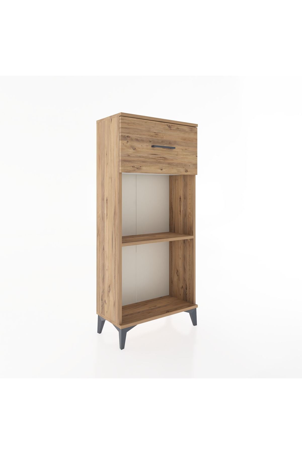 Hyperion Dolap Tek Raflı Tek Çekmeceli 60x44x134 Çam-Çam