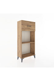 Hyperion Dolap Tek Raflı Tek Çekmeceli 60x44x134 Çam-Çam