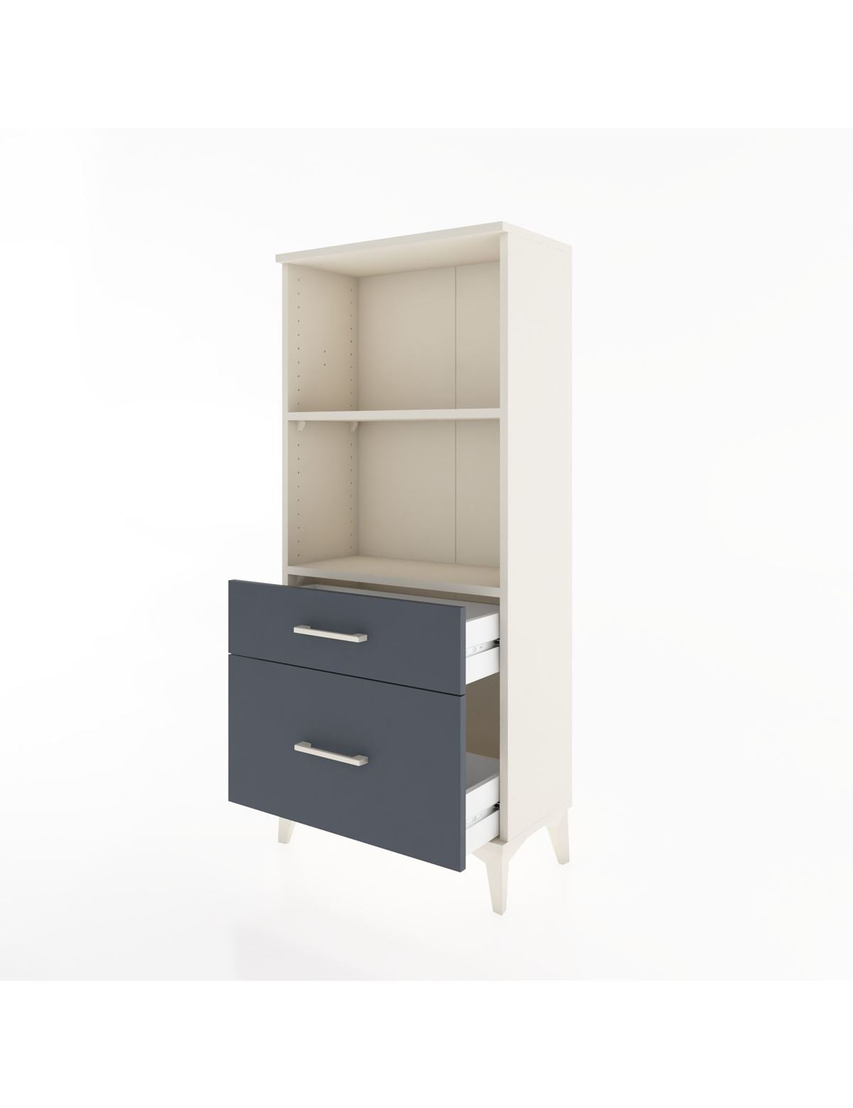 Hyperion Dolap 2 Raflı 2 Çekmeceli 60x44x134 - S50M004V2B