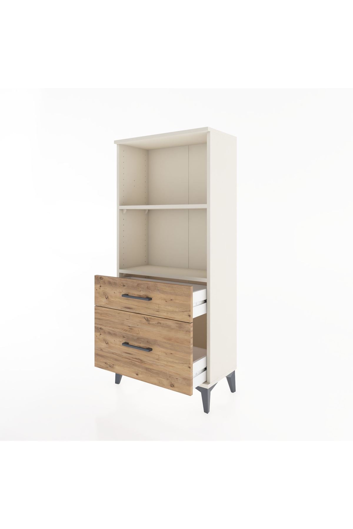 Hyperion Dolap 2 Raflı 2 Çekmeceli 60x44x134 Aytaşı-Çam