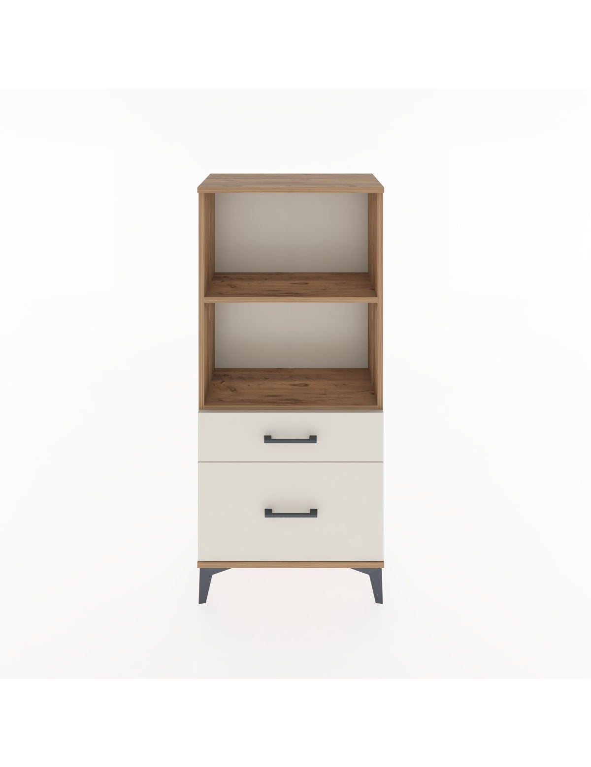 Hyperion Dolap 2 Raflı 2 Çekmeceli 60x44x134 Çam-Aytaşı